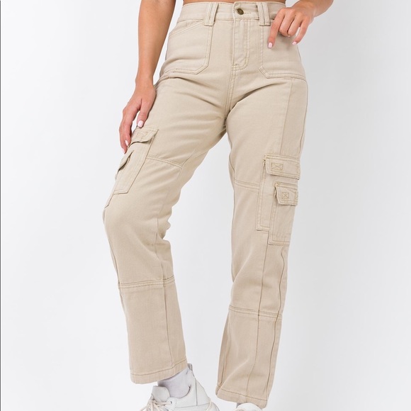 The Stacy jeans beige from Princess Polly - Picture 3 of 4